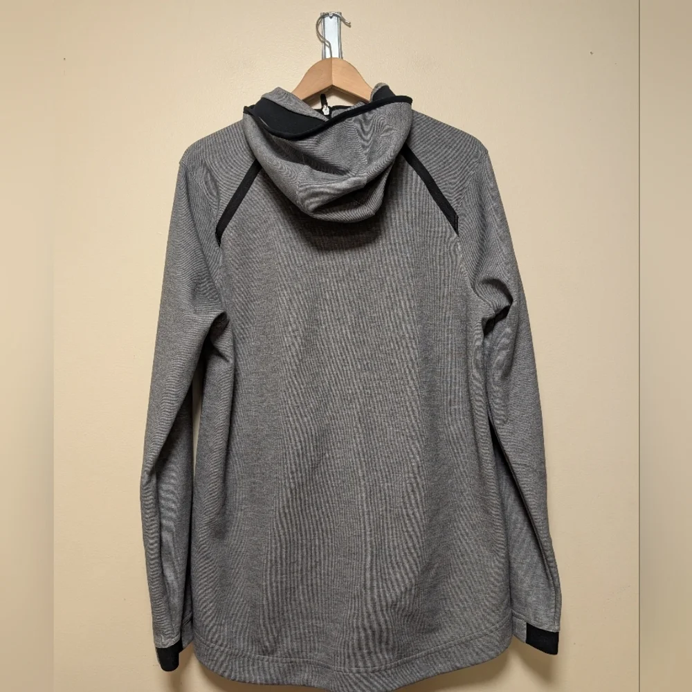 Nike Dri-Fit Showtime Full Zip Hoodie Gray Textured Men’s Size L
